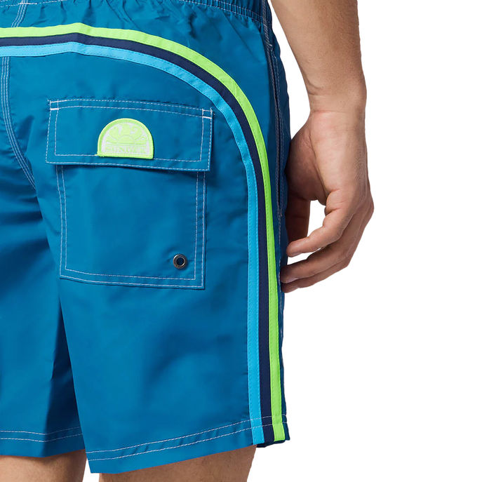 BERMUDA BOARDSHORT Man Aegean Blue