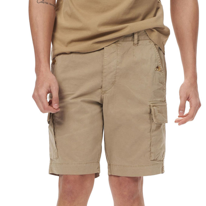 BERMUDA CARGO TASCONATO Man Beige