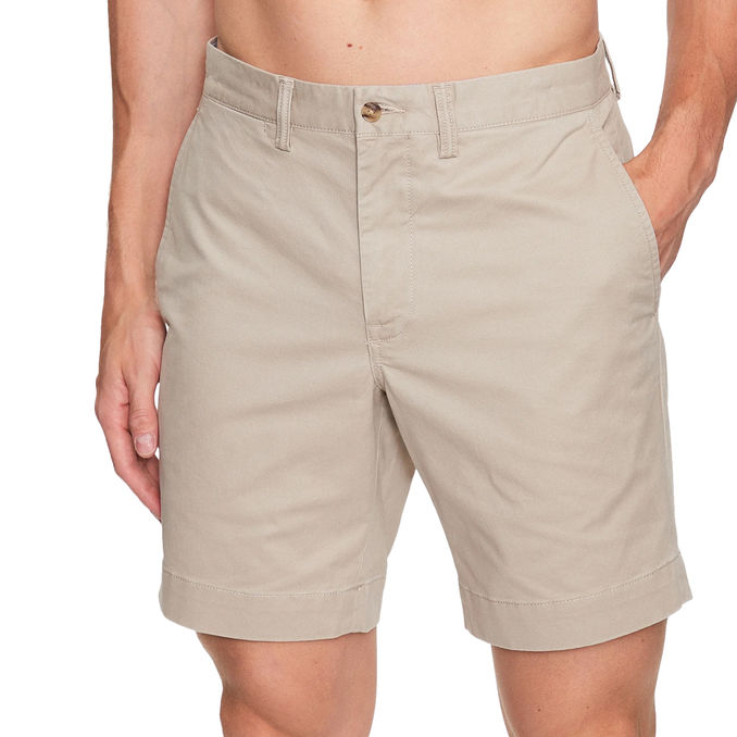BERMUDA FLAT CHINO Man Khaki Tan