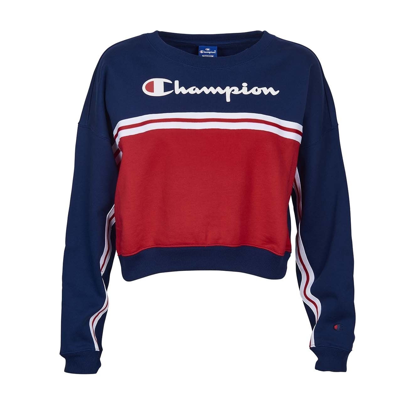 champion red white and blue sweatshirt