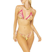 BIKINI WITH LACE-UP SLIP