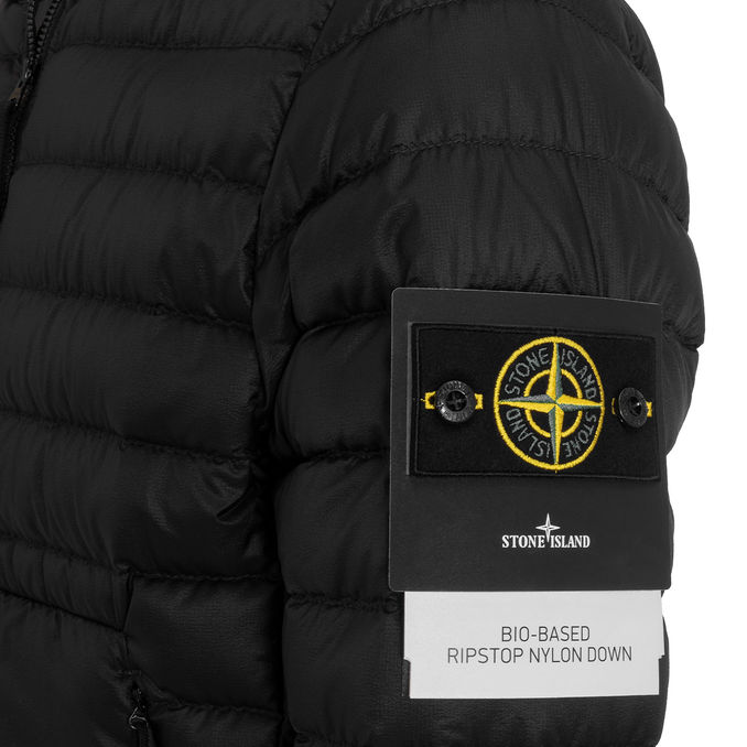 BIO RIPSTOP NYLON DOWN JACKET Man Black
