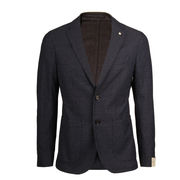 BLAZER JERSEY MELANGE Man Blu Avio BLAZER JERSEY MELANGE Man Blu Avio