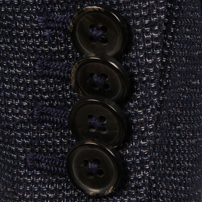 BLAZER JERSEY MELANGE Man Blu Avio