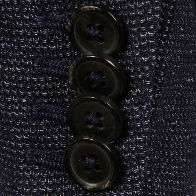 BLAZER JERSEY MELANGE Man Blu Avio