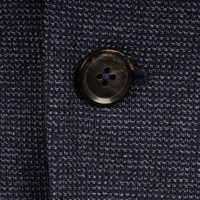 BLAZER JERSEY MELANGE Man Blu Avio