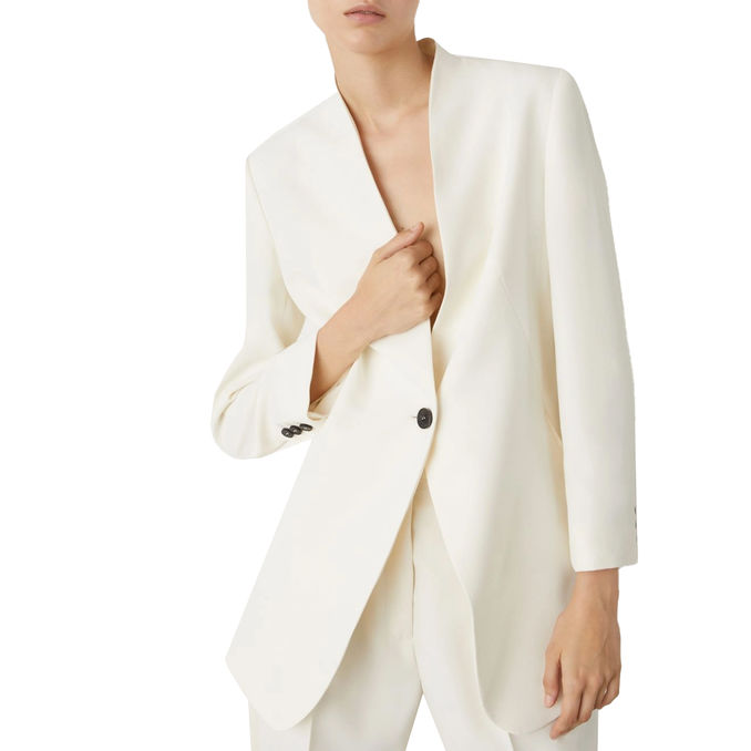 BLAZER MILLA Woman White Wool