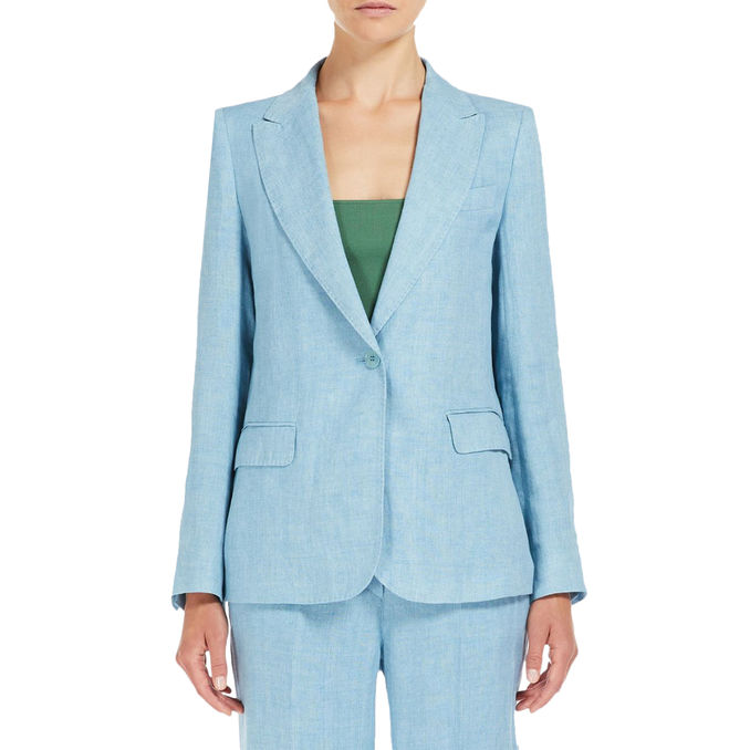 BLAZER NALUT Woman Acqua Delave 