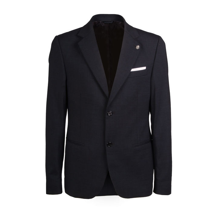 BLAZER PIETRO IN WOOL Man Navy