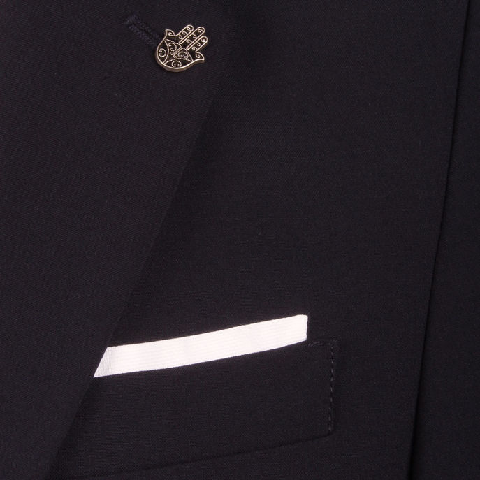 BLAZER PIETRO IN WOOL Man Navy