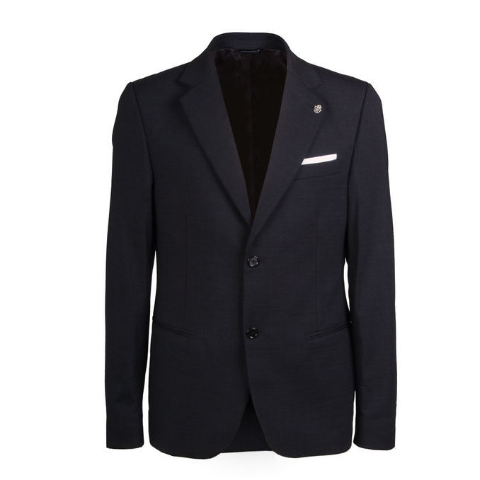 BLAZER PIETRO IN WOOL Man Navy