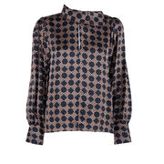 BLOUSE FEUDOR Woman Black Noisette  BLOUSE FEUDOR Woman Black Noisette