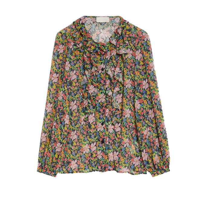 BLOUSE ISIDE Woman Blue Bottom