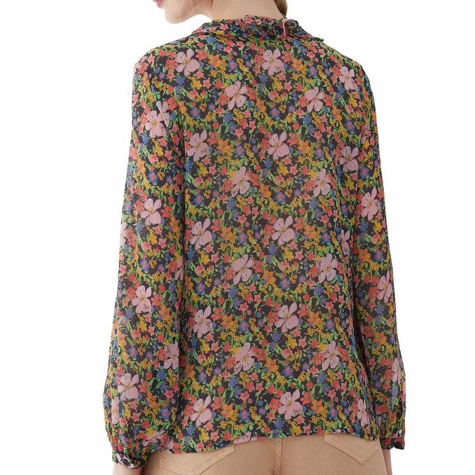 BLOUSE ISIDE Woman Blue Bottom