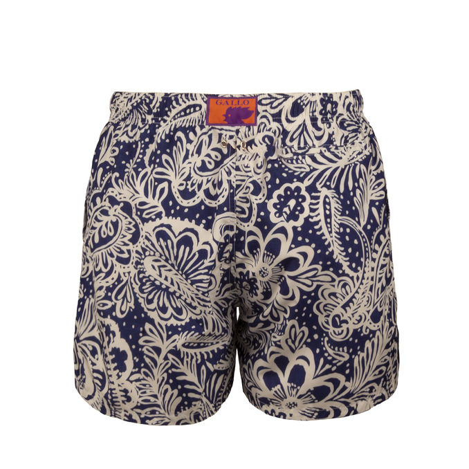 BOARDSHORT SEERSUCKER Man Blue White