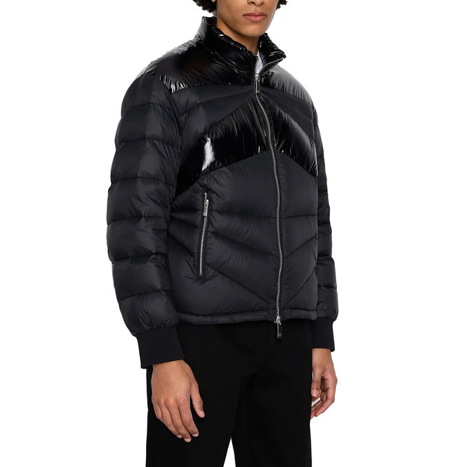 BOMBER GLOSSY Man Black