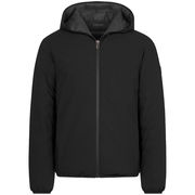 BOMBER JACKET WITH REVERSIBLE HOOD BOMBER JACKET WITH REVERSIBLE HOOD