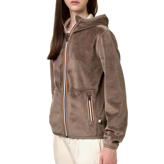 BOMBER LILY VELOUR POLAR PILE Woman Beige