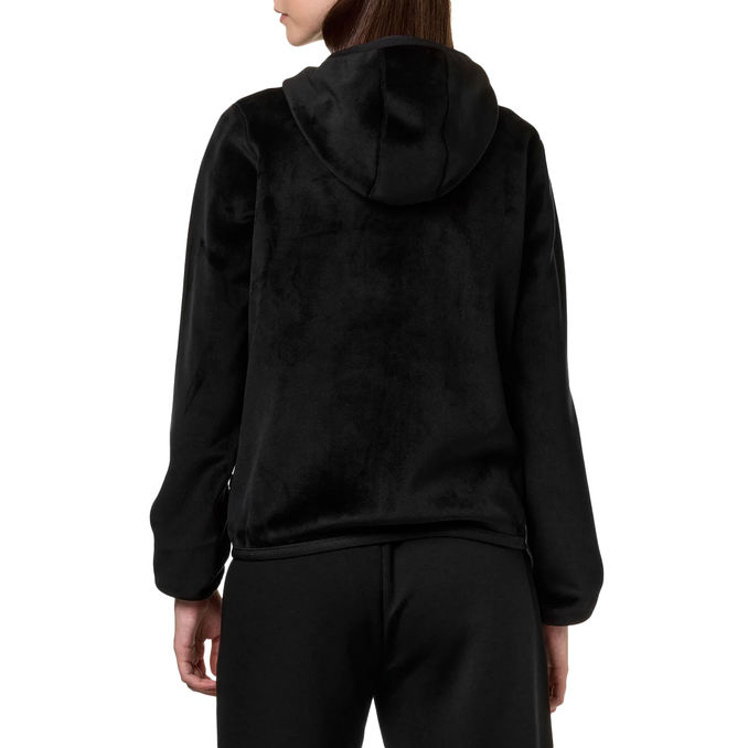 BOMBER LILY VELOUR POLAR PILE Woman Black Green