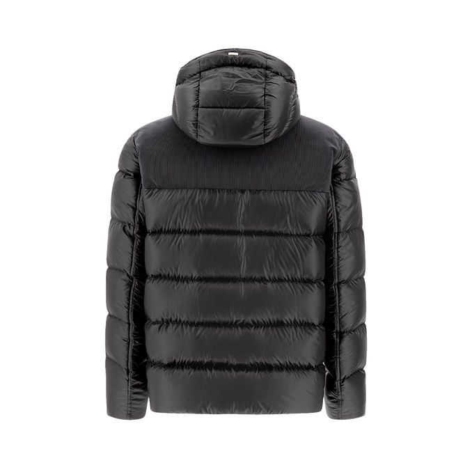 BOMBER Men IN NYLON AND LINEN VELVET Dark Grey