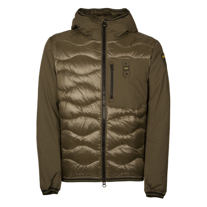 BOMBER WAVES Man Dark Olive