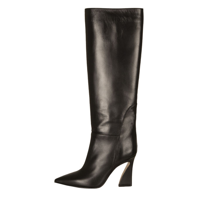 BOOT PUMP WITH HEEL Woman Black