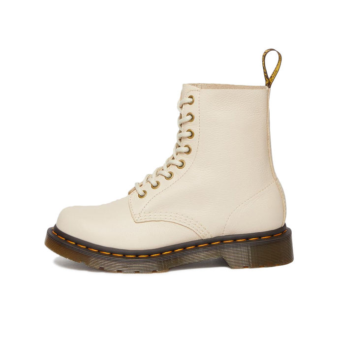 BOOTS 1460 PASCAL VIRGINIA Unisex Parchment Beige VIrginia