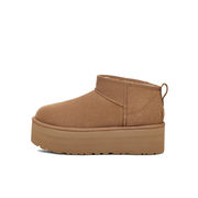 BOOTS CLASSIC ULTRA MINI PLATFORM Woman Chestnut BOOTS CLASSIC ULTRA MINI PLATFORM Woman Chestnut