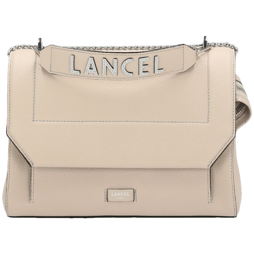 LANCEL BORSA LARGE FLAP BAG WITH HANDLE Donna Opal Pearl