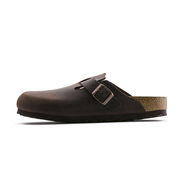 BOSTON OILED LEATHER SLIPPER Man Habana BOSTON OILED LEATHER SLIPPER Man Habana
