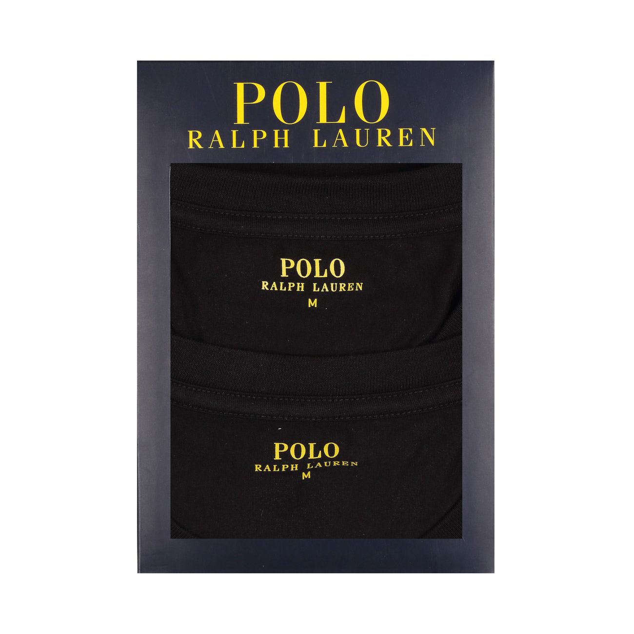 POLO RALPH LAUREN BOX 2 T-SHIRTS IN STRETCH COTTON Man Black | Mascheroni  Moda