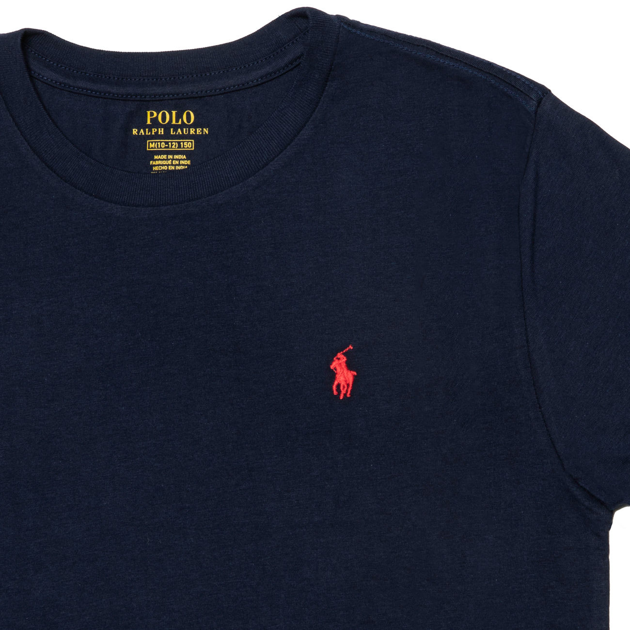 POLO RALPH LAUREN BOY T-SHIRT WITH LOGO EMBROIDERED Kid Navy 
