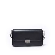 BRADSHAW SHOULDER BAG IN SMOOTH LEATHER Woman Black BRADSHAW SHOULDER BAG IN SMOOTH LEATHER Woman Black