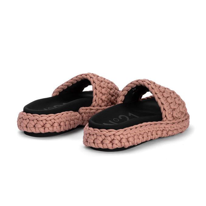 BRAIDED SANDAL Woman Nude