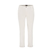 BRANDON CHINO TROUSERS IN STRIPED VELVET Man Panna BRANDON CHINO TROUSERS IN STRIPED VELVET Man Panna