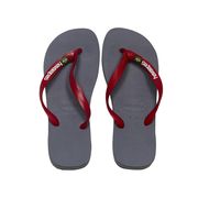 BRAZIL LOGO FLIP - FLOP Grey red BRAZIL LOGO FLIP - FLOP Grey red