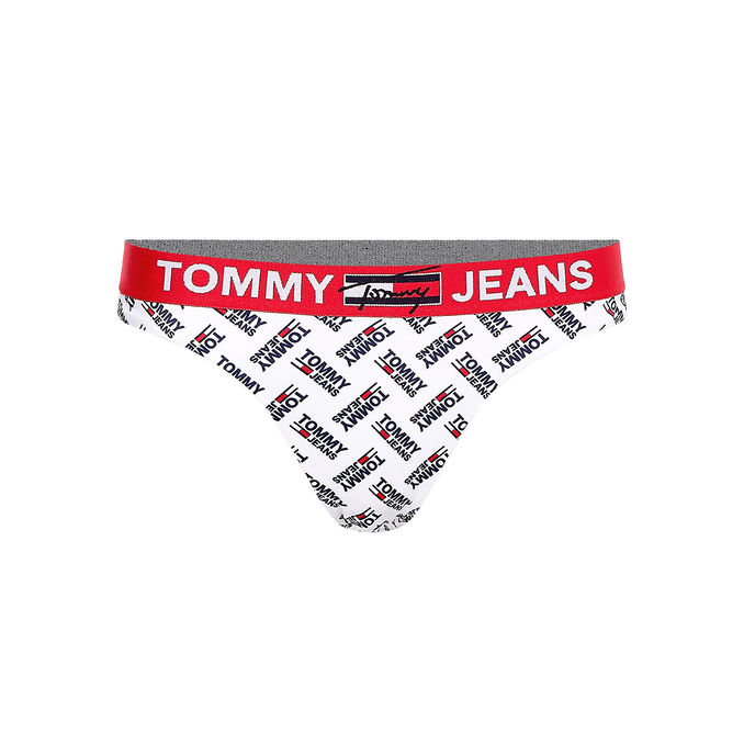 BRAZILIAN ELASTIC COSTUME WITH LOGO Woman White