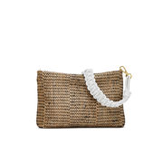 BRENDA BAG LEATHER AND FABRIC Woman Natural Marble BRENDA BAG LEATHER AND FABRIC Woman Natural Marble