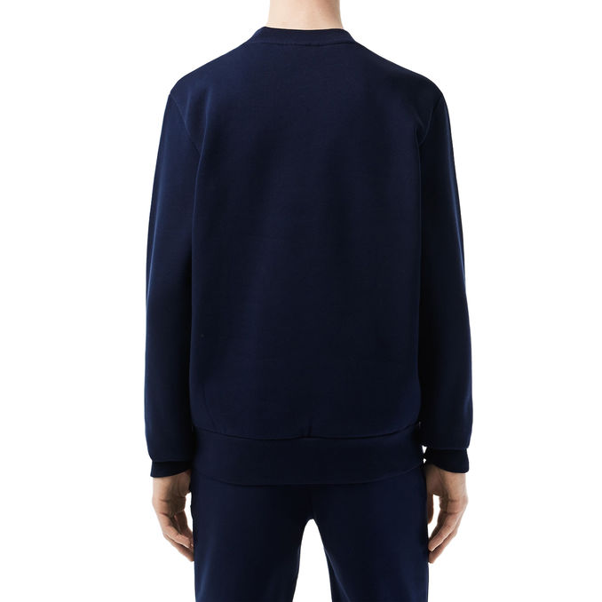 BRUSHED FLEECE SWEATSHIRT Man Blue