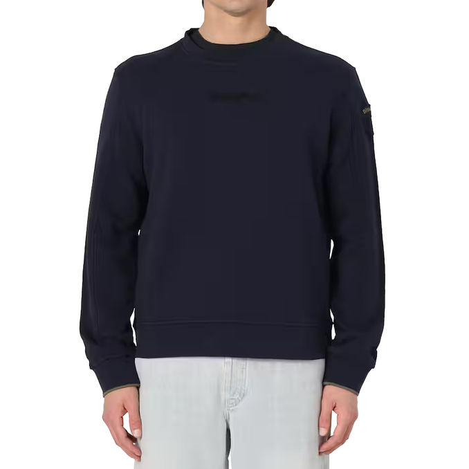 BURT FLOCK CREW NECK SWEATSHIRT