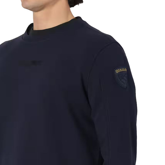 BURT FLOCK CREW NECK SWEATSHIRT