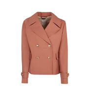 CABAN DOUBLE-BREASTED GOLD BUTTONS Woman English Pink CABAN DOUBLE-BREASTED GOLD BUTTONS Woman English Pink