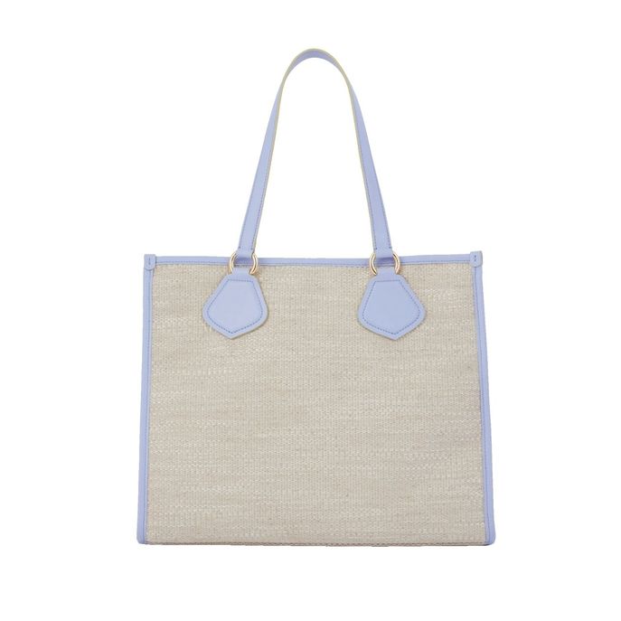 CABAS SUMMER SHOPPING BAG Natural lavender