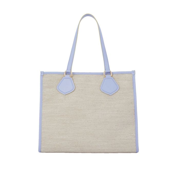 CABAS SUMMER SHOPPING BAG Natural lavender