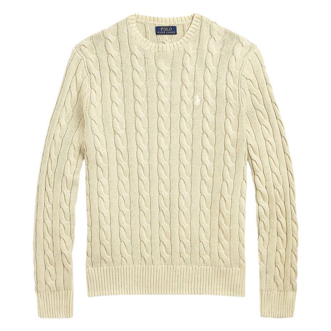 CABLE-KNIT SWEATER
