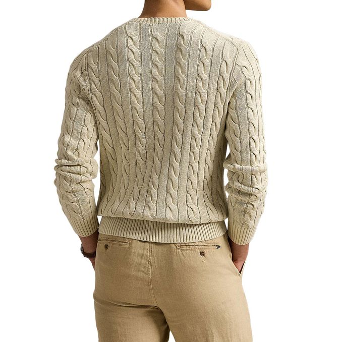 CABLE-KNIT SWEATER