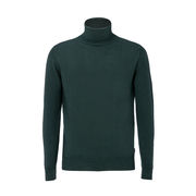 CALLAHAN TURTLENECK IN ETCHED MERINOS WOOL Man Verde Bottiglia CALLAHAN TURTLENECK IN ETCHED MERINOS WOOL Man Verde Bottiglia
