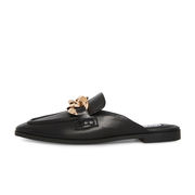 CALLY SABOT WITH CHAIN Woman Black CALLY SABOT WITH CHAIN Woman Black