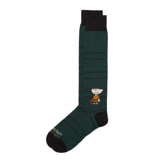 CALZE CHARLIE BROWN Unisex Verde Scuro