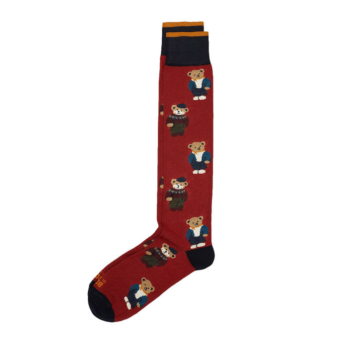 CALZE FUNNY BEAR Unisex Arancione Scuro